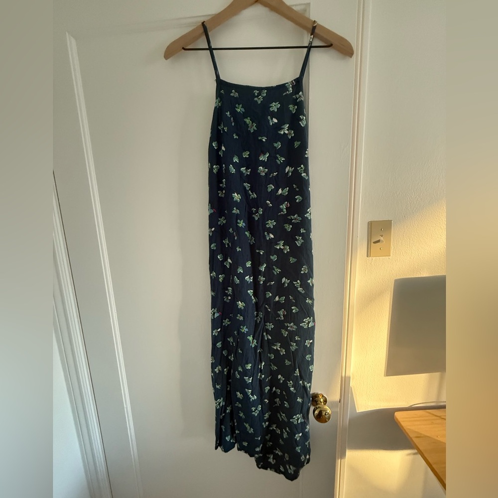 O'Neill Blue Floral Midi Length Dress Size XS